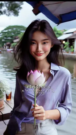 ถวายดอกบัว