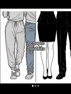 1 couple 2 outfits