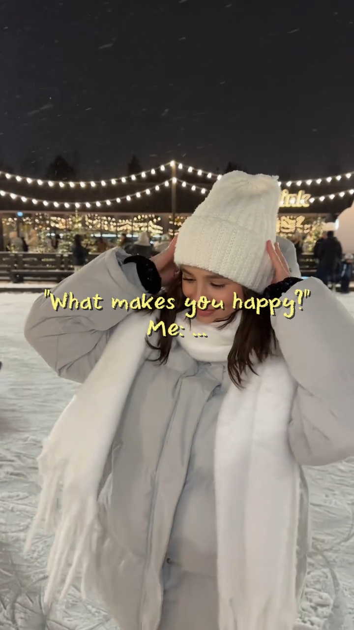 happy: winter season