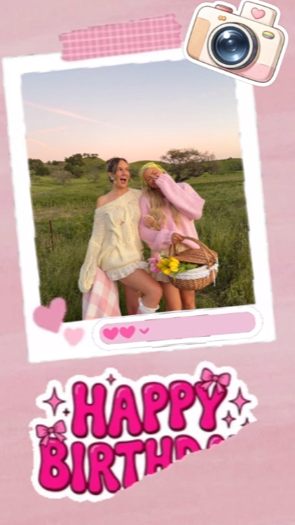 FELIZ ANIVERSÁRIO MENINAS