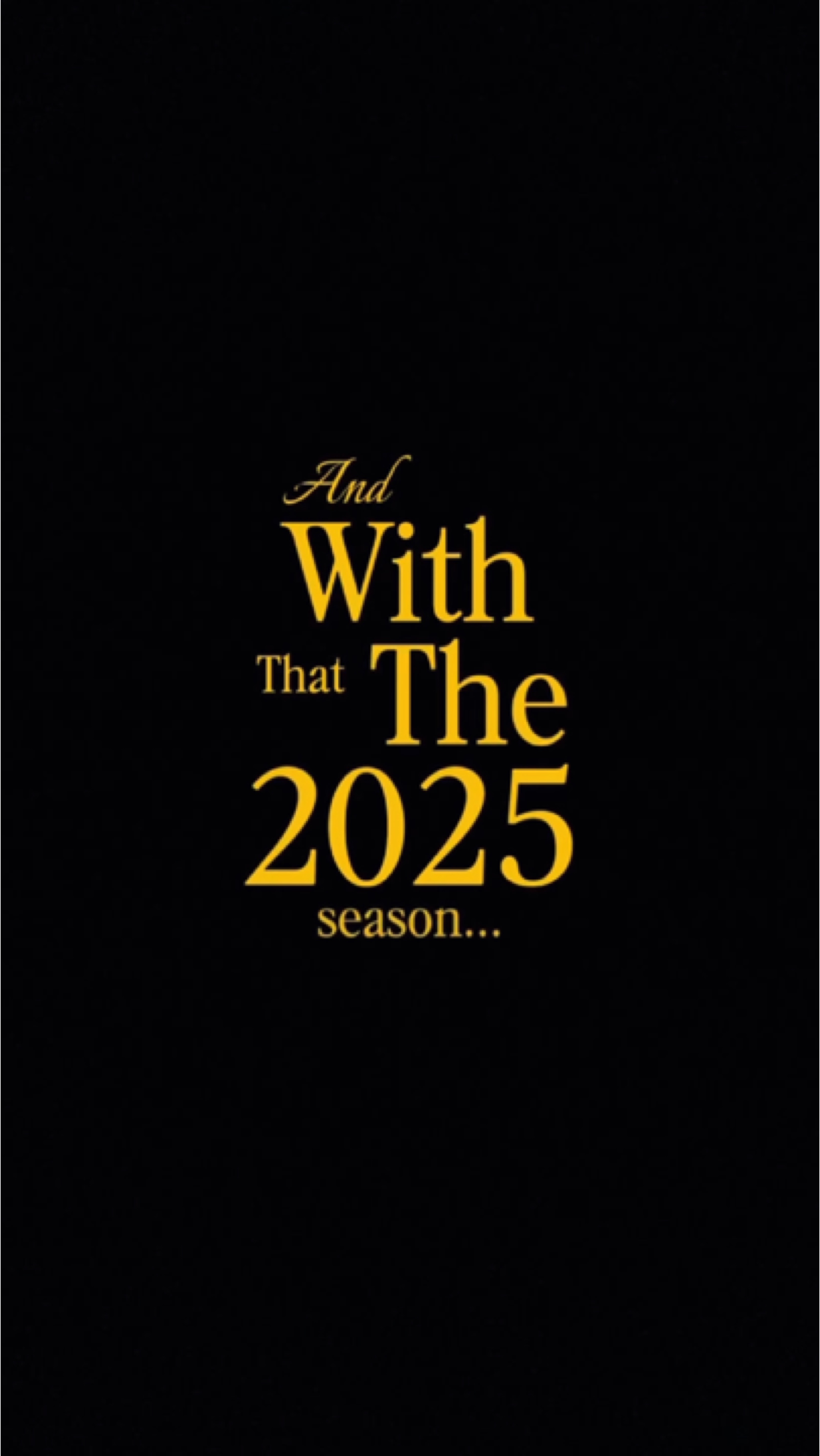 Temporada De 2025 Chega