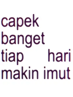 hari hari makin imut