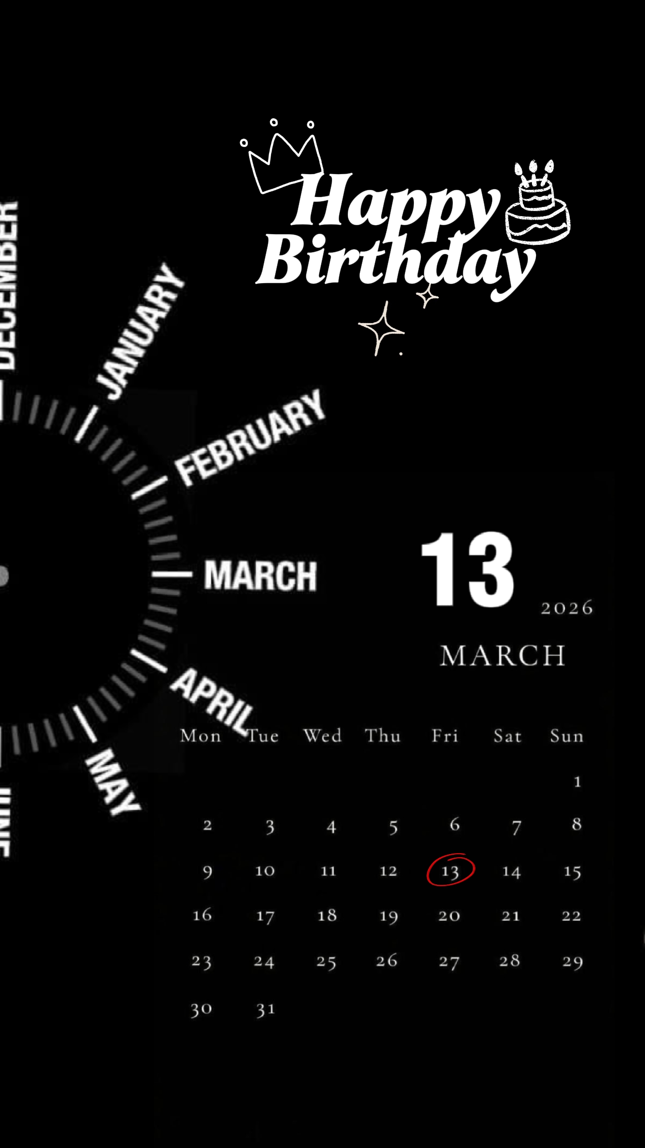 HBD 13 MARCH 