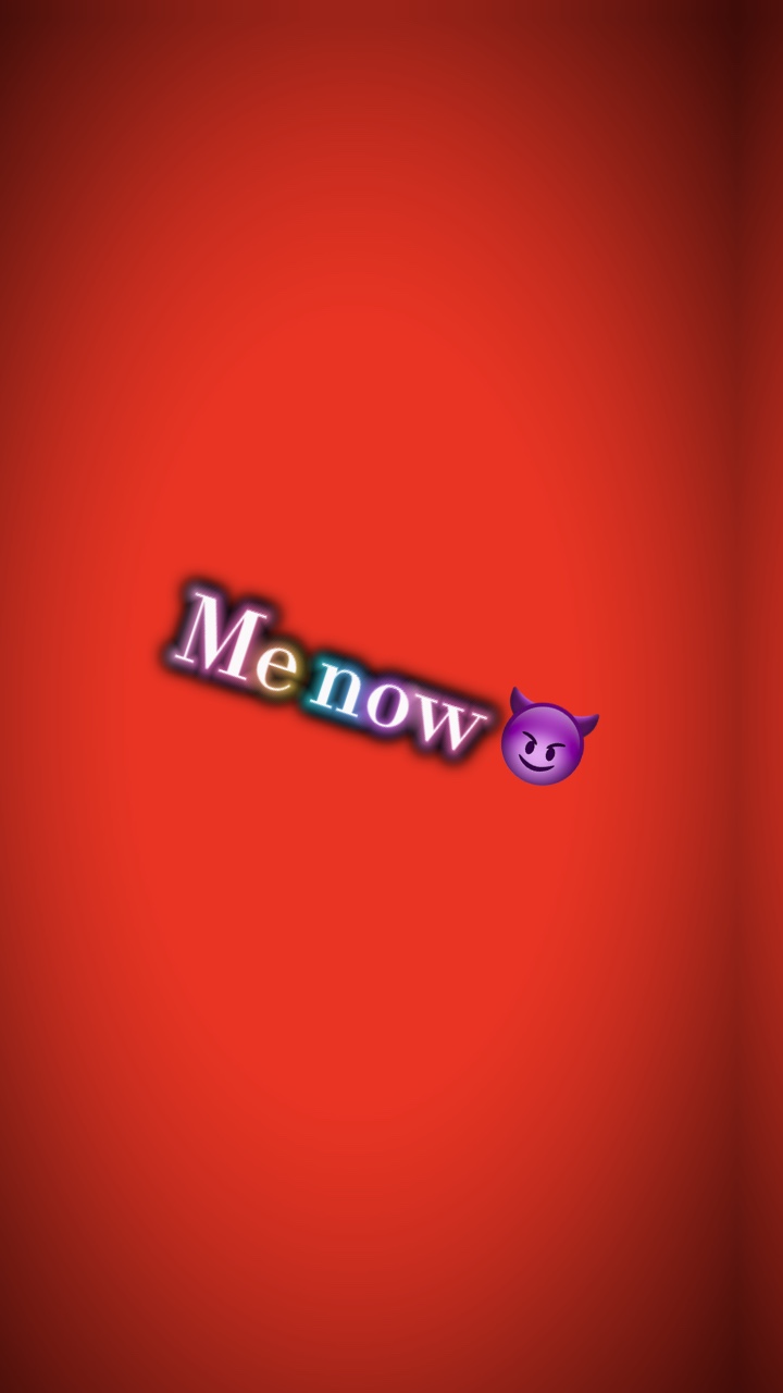 Glow up 😈 template