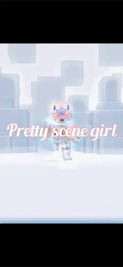 Pretty scene girl
