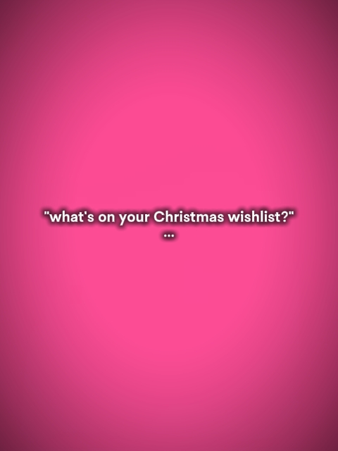 Liste de souhaits de Noël