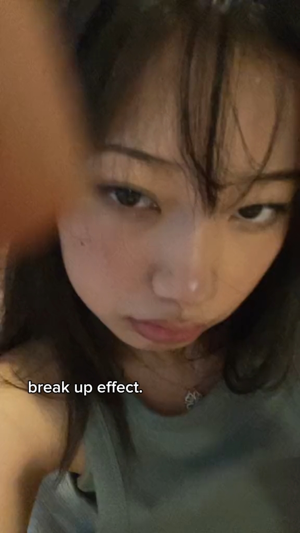 Break up effect. 