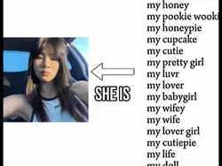 “She is”