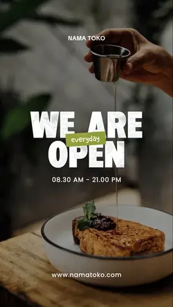 we are open