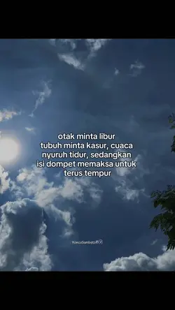 otak minta libur tub