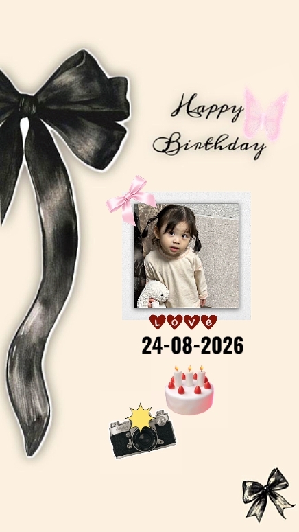 HBD daughter 24 augu