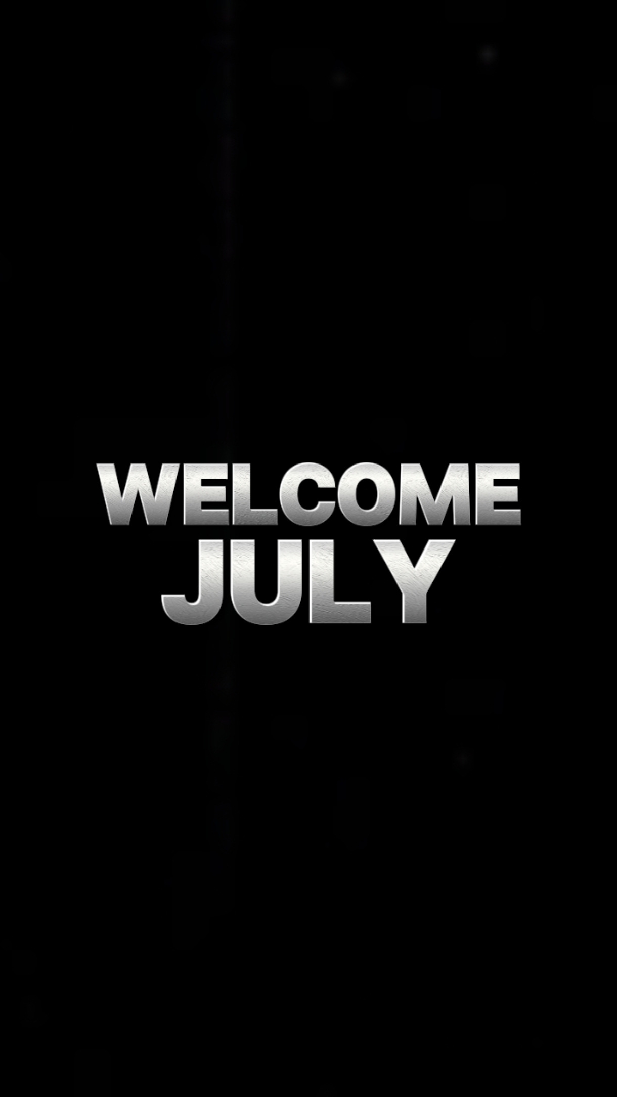 Bienvenido julio 
