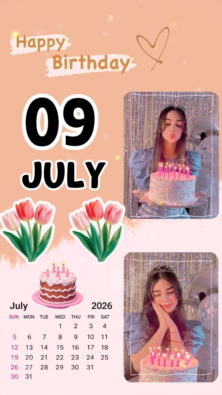 doğum günün kutlu olsun 9 Temmuz