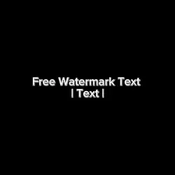 Free Watermark Text 