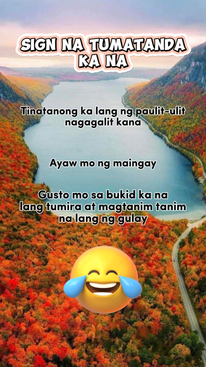 sign na tumatanda