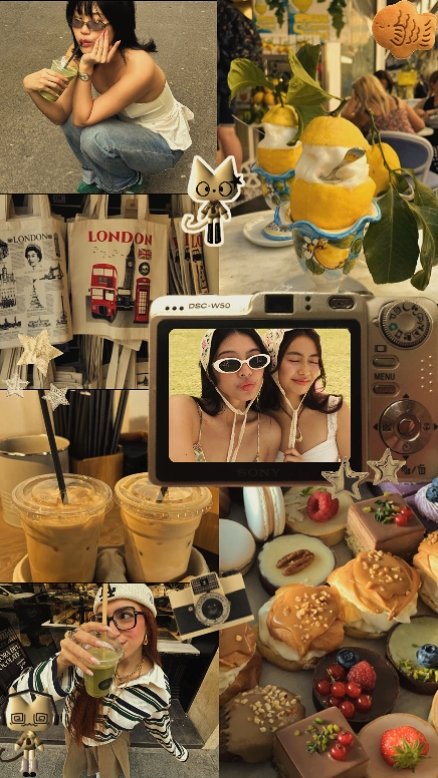 Tapeten-Collage