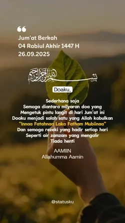 Doa Hari Jum'at 