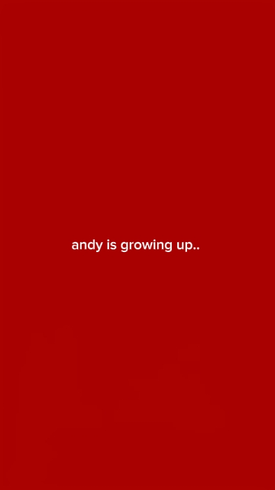 Andy está creciendo