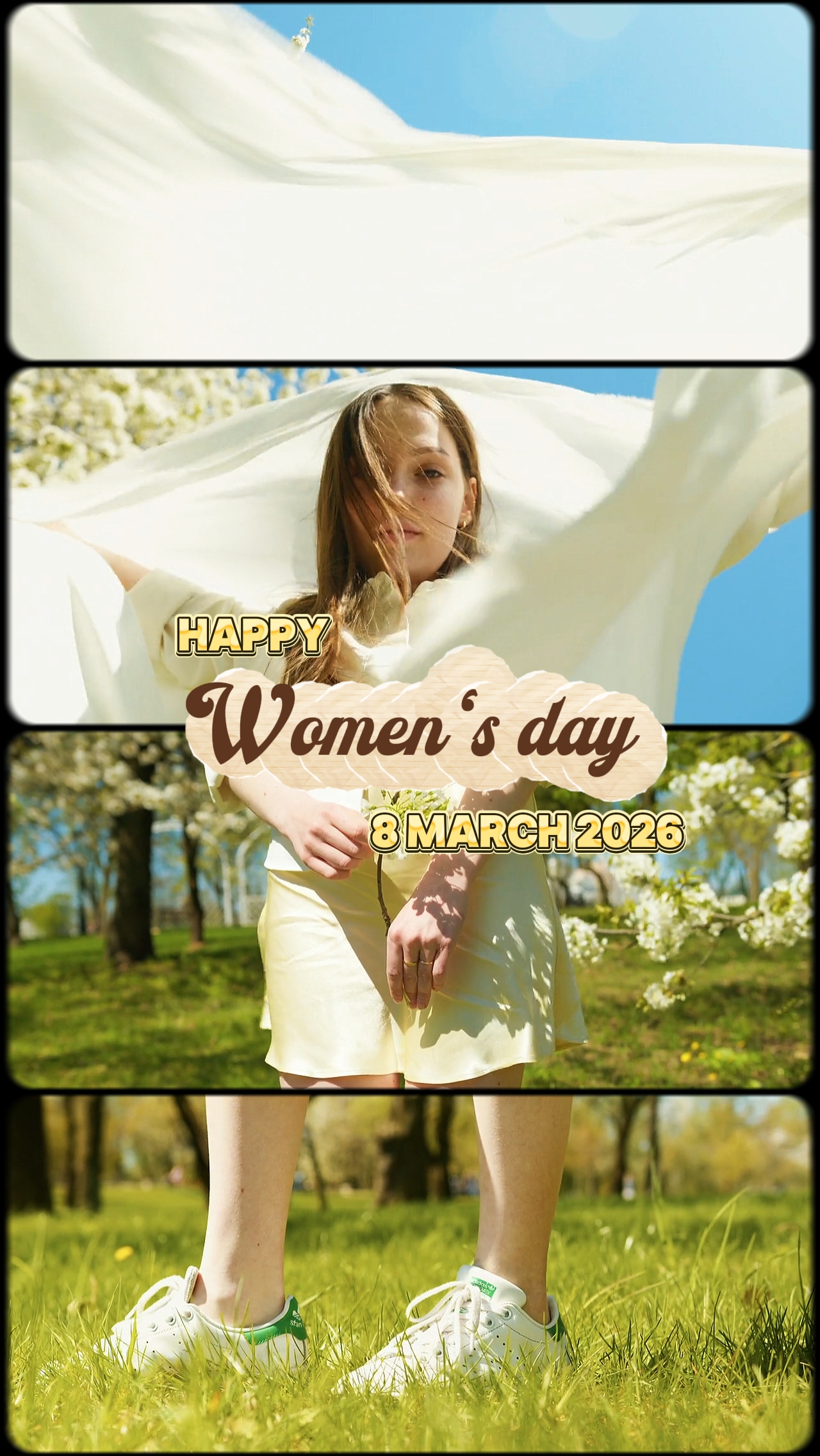 Feliz dia da mulher 