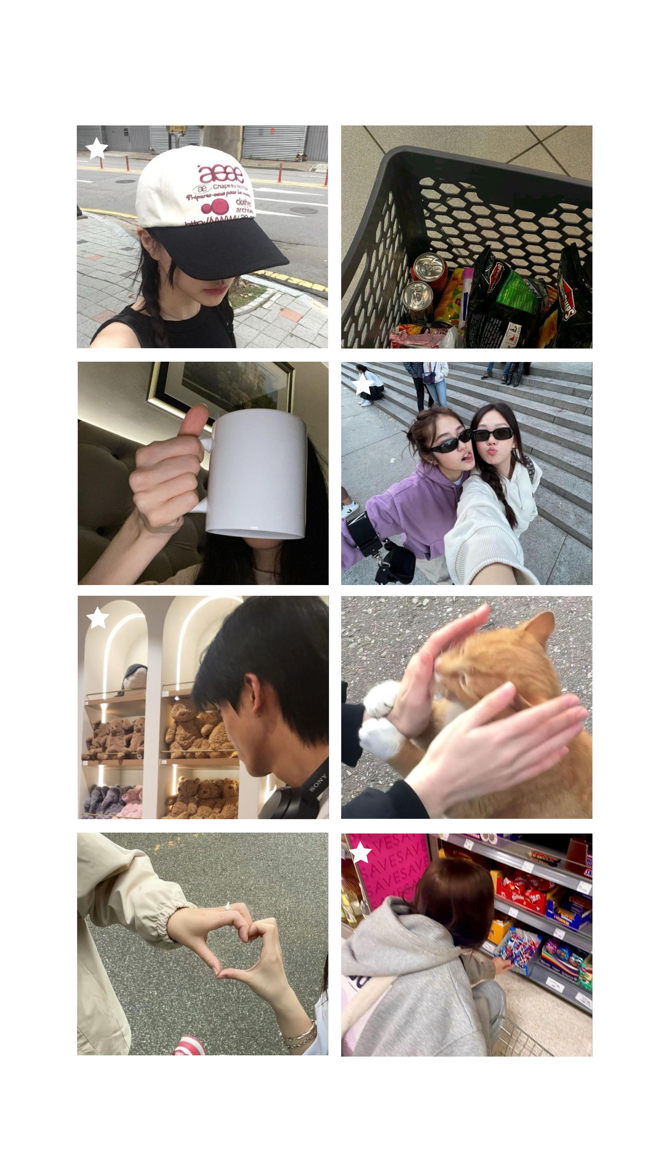 8 mga larawan collage