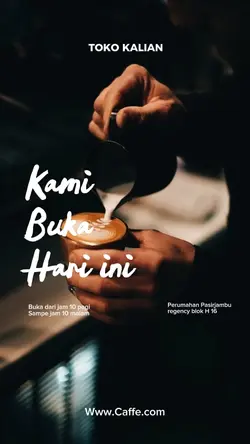 Kami buka hari ini
