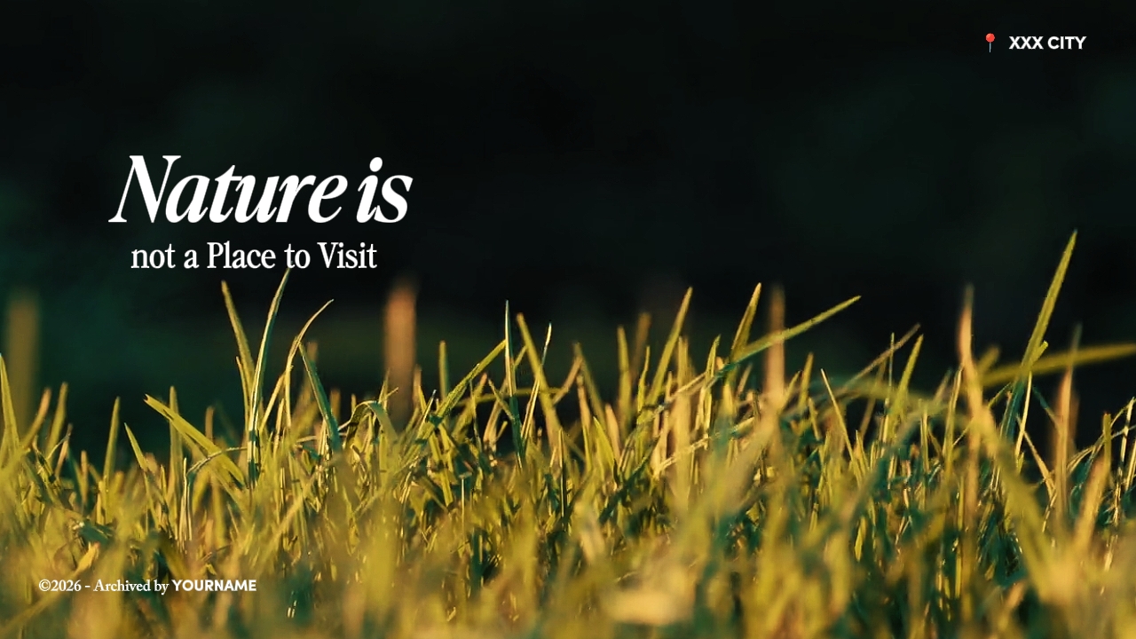 La naturaleza no es Visita 