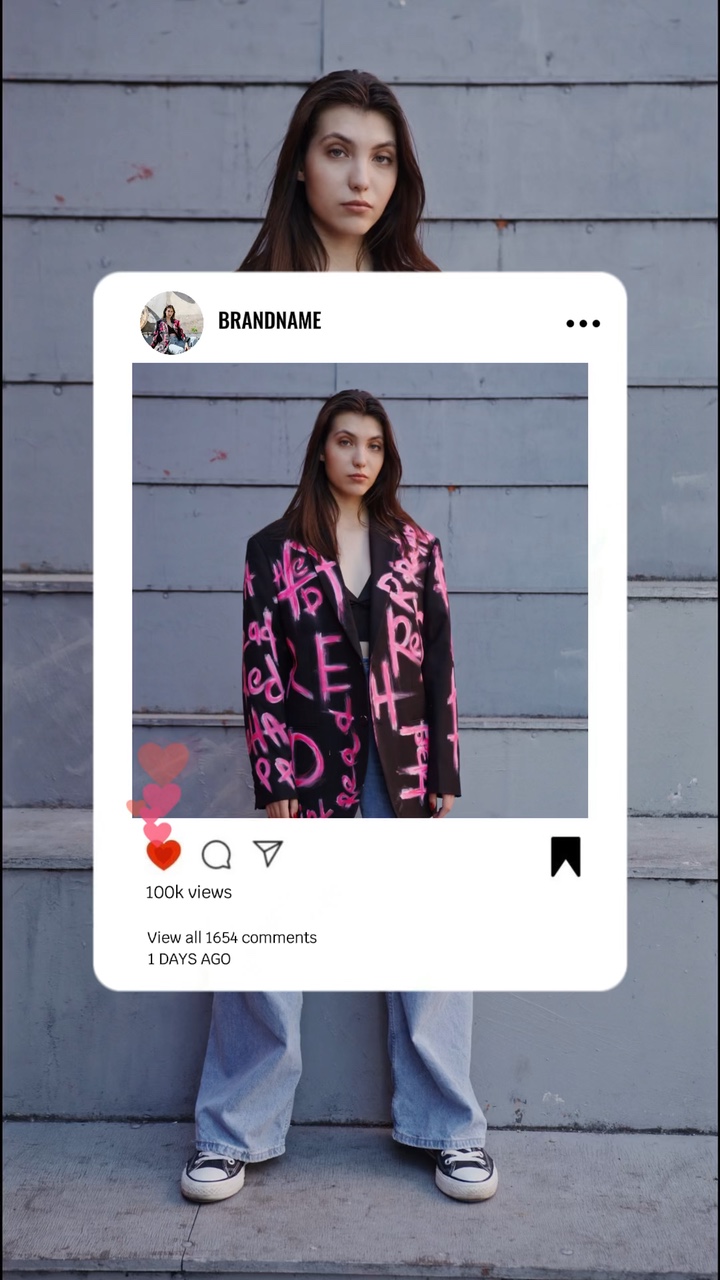 Pantalla de productos de ropa estilo TikTok