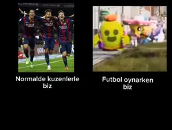 Futbol oynarken