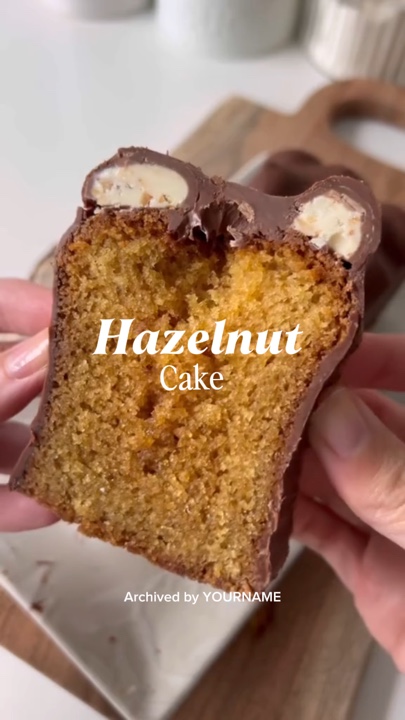 Bolo de avelã