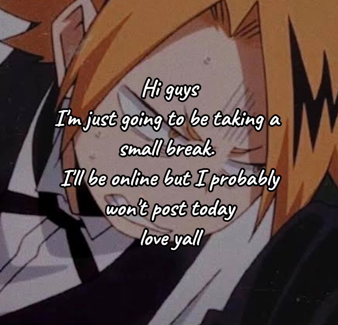 I might be back tmr