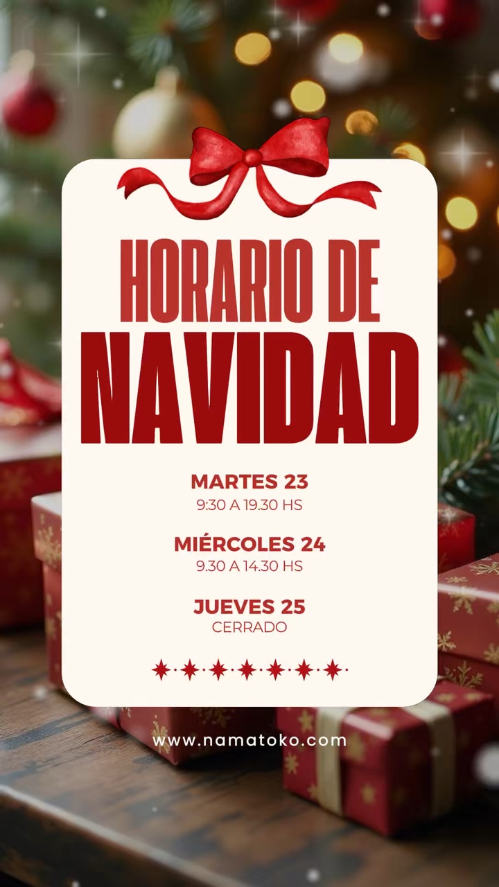 Horario de navidad