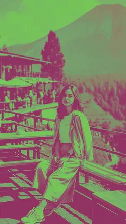 Filter Pink Hijau