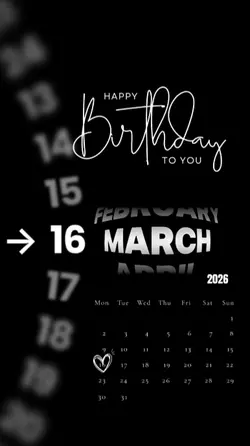 HBD 16 MARCH