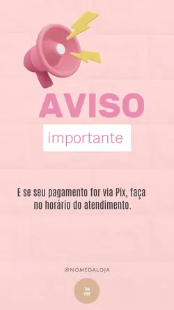 Aviso importante