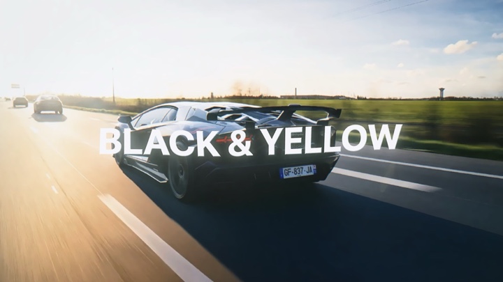 PRETO E AMARELO