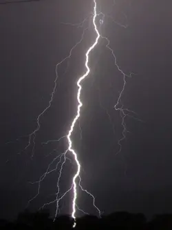 trying the lightning