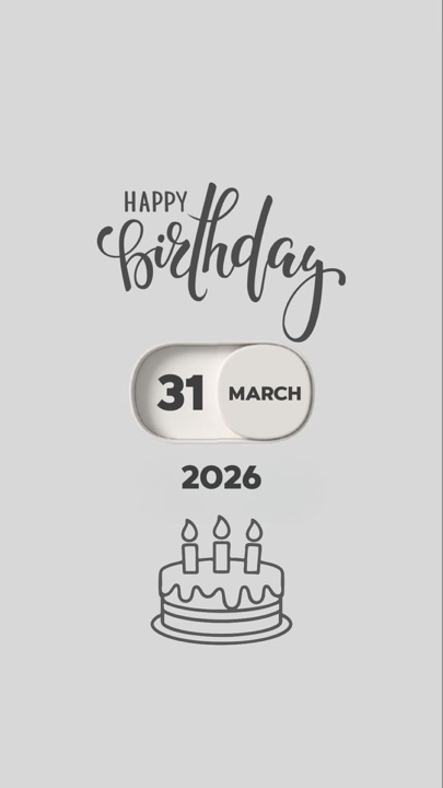 HBD 31 MARS 2026