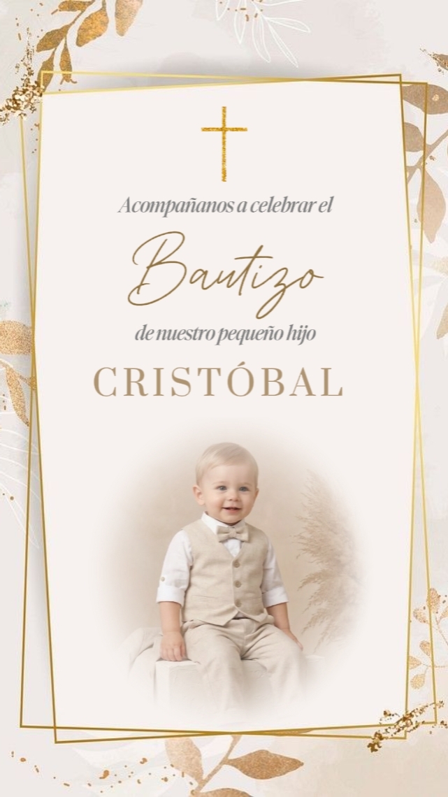 Convite Bautizo 