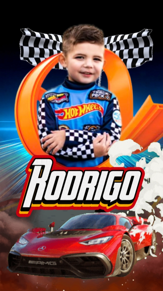 Hot Wheels convite