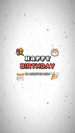 HBD 18 AGUSTUS 2024