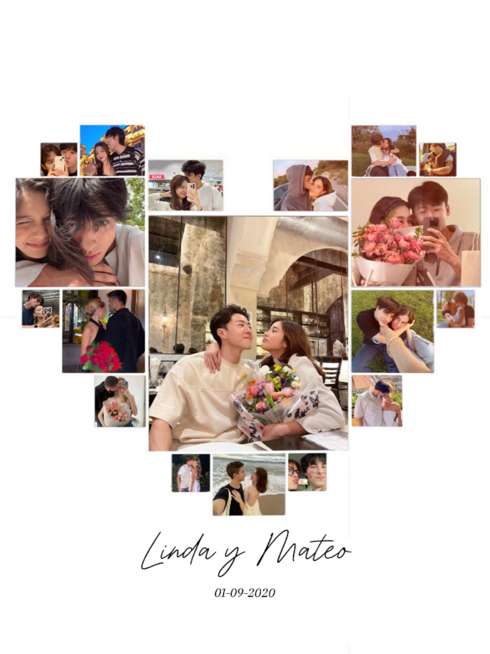 Collage de corazón