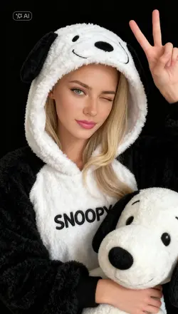 AI Snoopy pajamas
