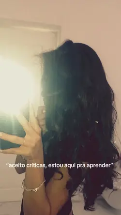 “aceito críticas”