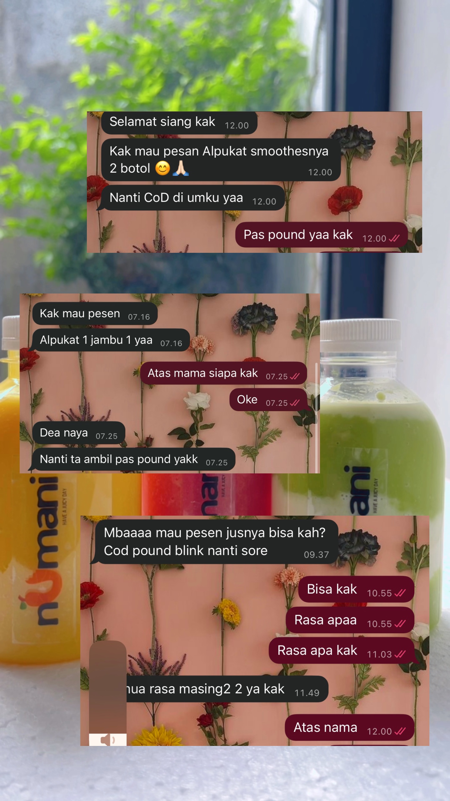Testimoni orderan