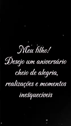 parabéns meu filho 