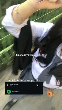 dia anaknya friendly