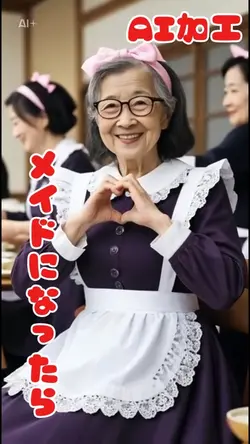 メイドに変身AI