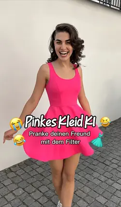 Pinkes Kleid