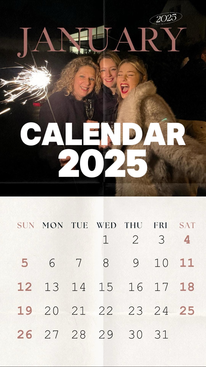 Calendario 2025 viral