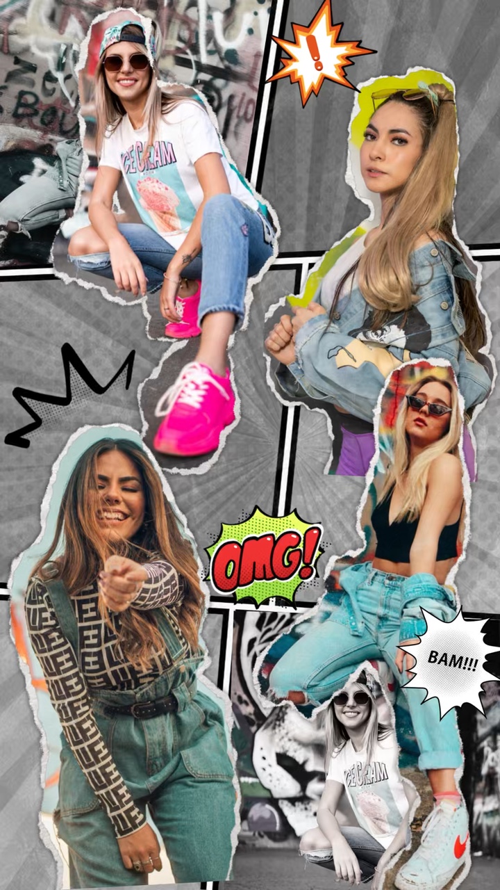 Cartoon fashion 